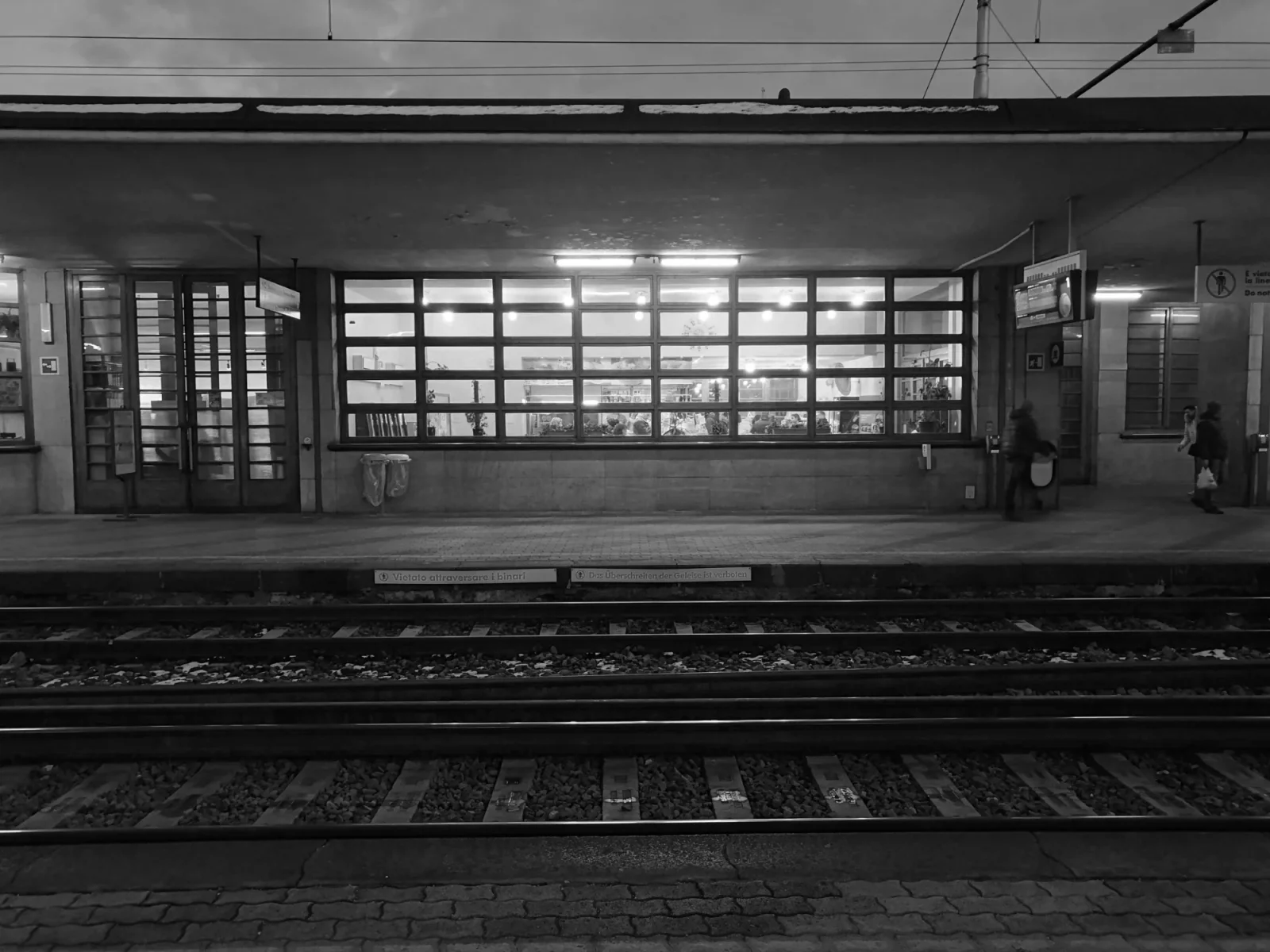 Il bar della stazione di Trento