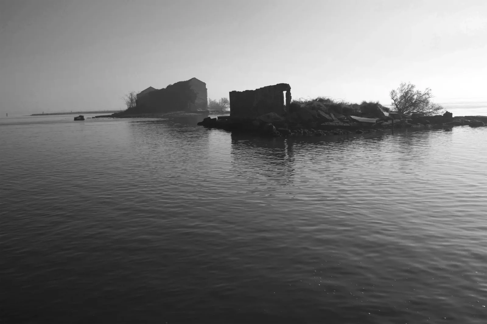 Ruderi nella laguna di Venezia